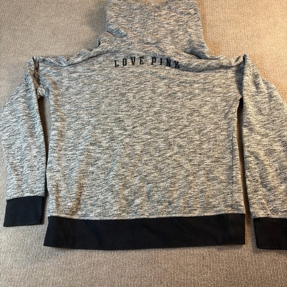 PINK Victoria's Secret Women's Gray Hoodie Sweater 1406 - Picture 4 of 4
